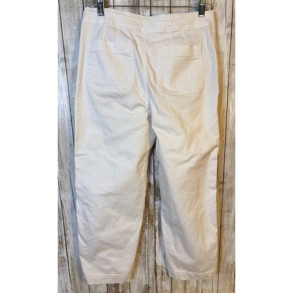 Talbots White Sailor Jeans‎ Crop Length Size 6 - Picture 4 of 9